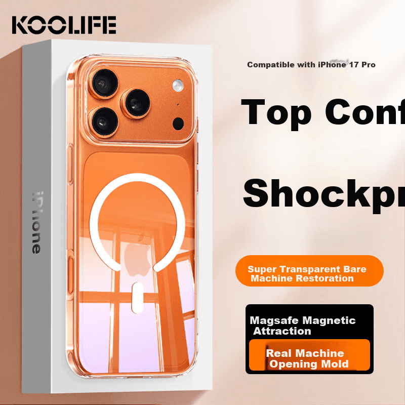 Koolife Maska za mobilni telefoniPhone 17 Pro, Providna