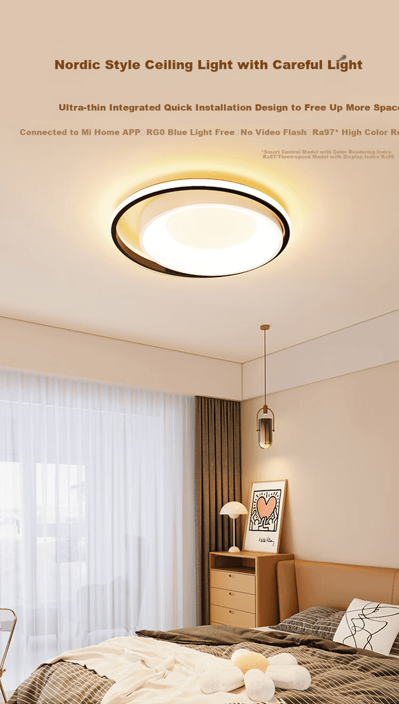 Opple Plafonska lampa Yuexia 5l, 42 W, Crna