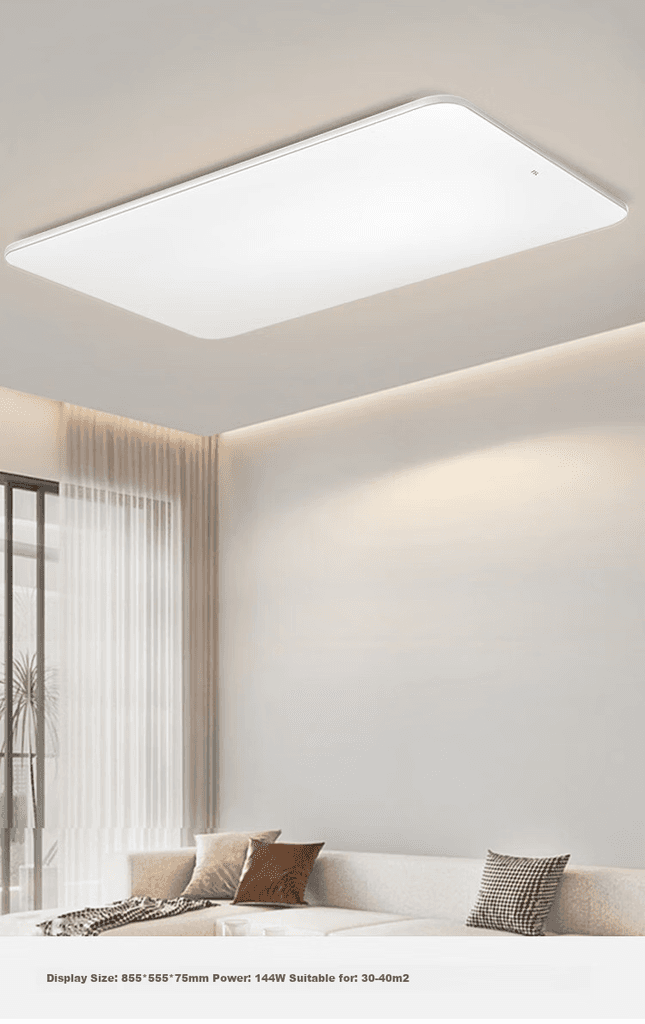 FSL Plafonska lampa LED, Ra95, 144 W, Srebrne boje