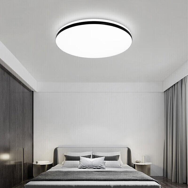 NVC Plafonska lampa LED, 24 W, Crna