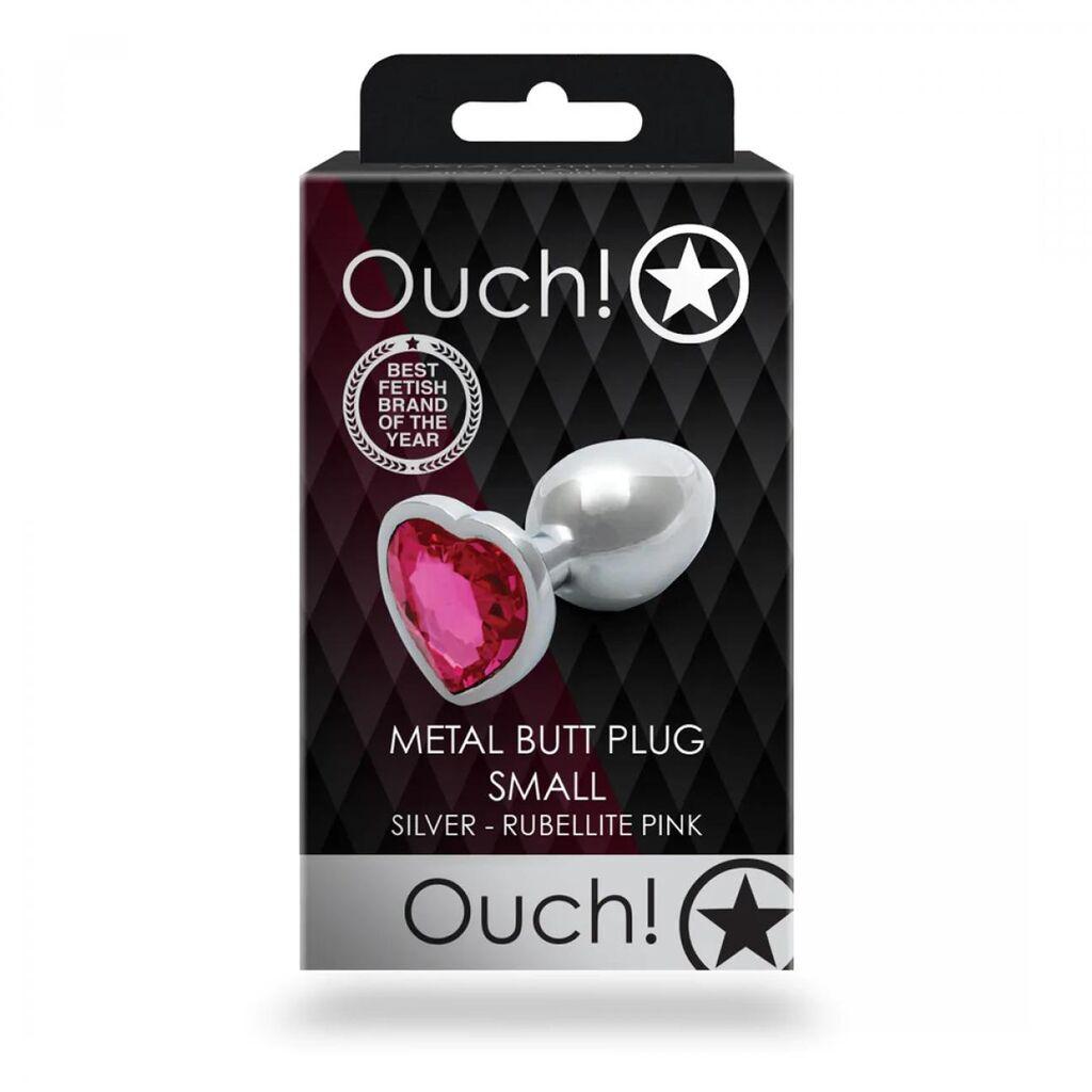Shots Analna kupa Ouch! by Shots, Heart Gem Rubellite Pink