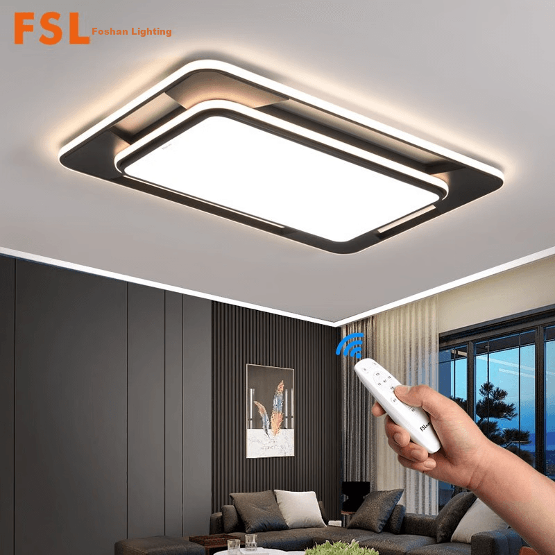 FSL Plafonska lampa LED, 150 W, Crna