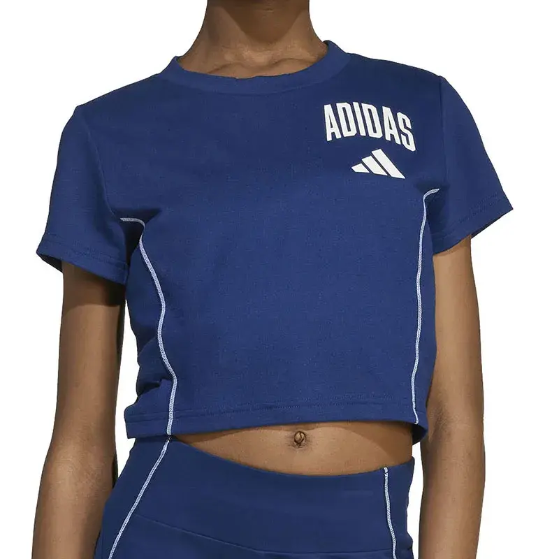 Adidas Majica za devojčice Jg Gl Col Tee, Tamnoplava