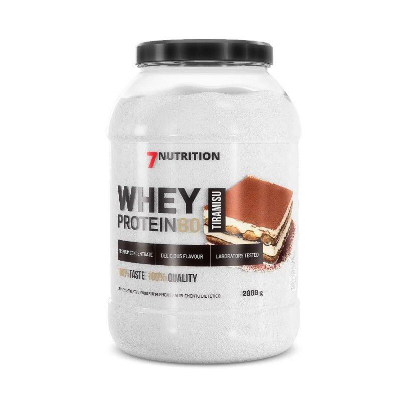 7 Nutrition Whey Protein 80, Tiramisu, 2kg