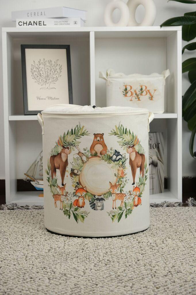 Aberto Design Korpa za odlaganje stvari YLC.S.B.036, 37x40x37cm, Bež