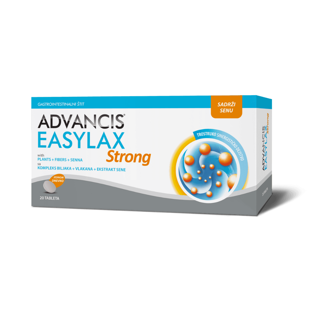 Advancis Dodatak ishrani za regulaciju varenja Easylax Strong, 20 tableta