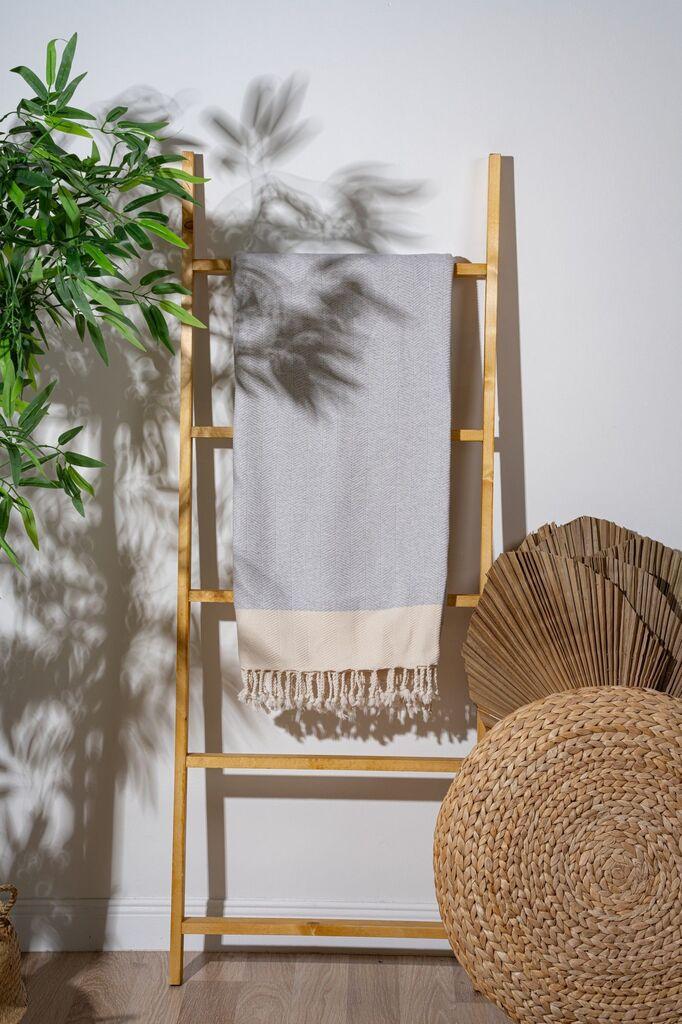 L'essentiel Maison Peškir za plažu Baliksirti, 90x180 cm,Sivi