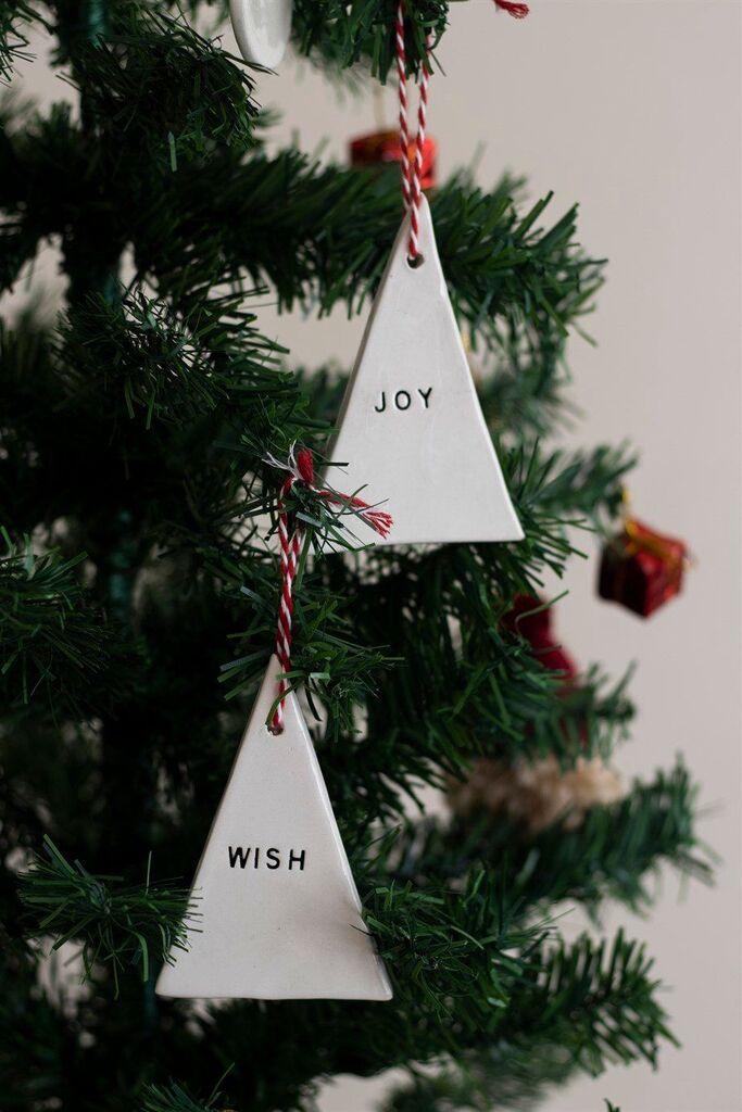 Aberto Design Set novogodišnjih ukrasaBSY116, 2 Komada, Beli