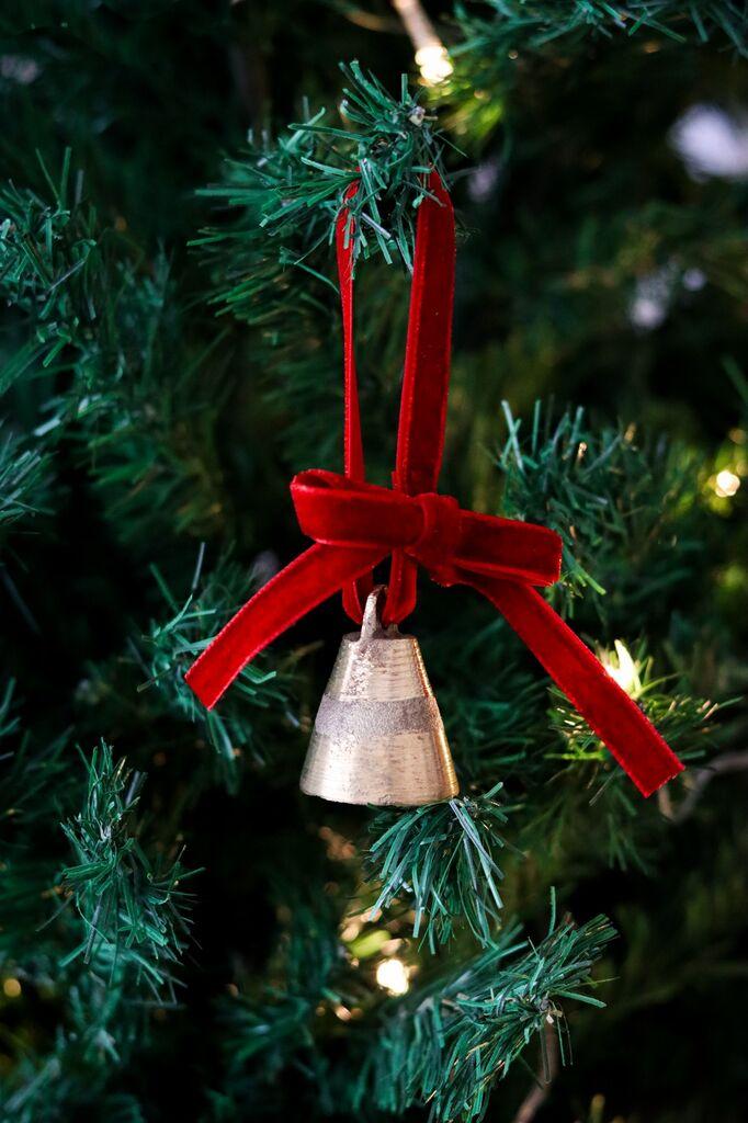 Aberto Design Novogodišnji ukras BSY239, Srebrne boje