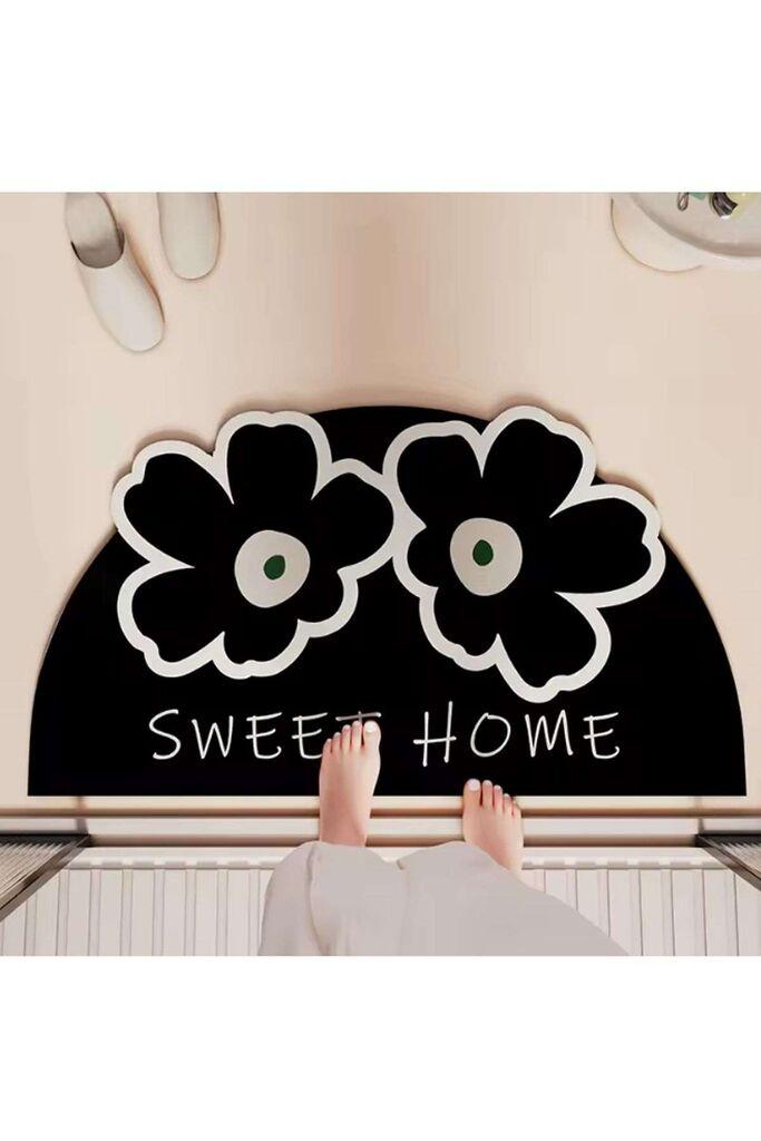 L'essentiel Maison Prostirka za kupatilo Miedo, 60 x 100 cm, Crno-bela