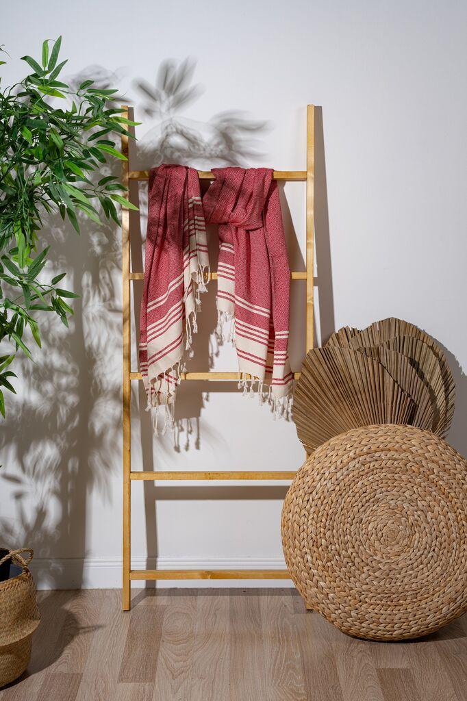 L'essentiel Maison Peškir za plažu New Diamond, 90x170 cm,Crveni