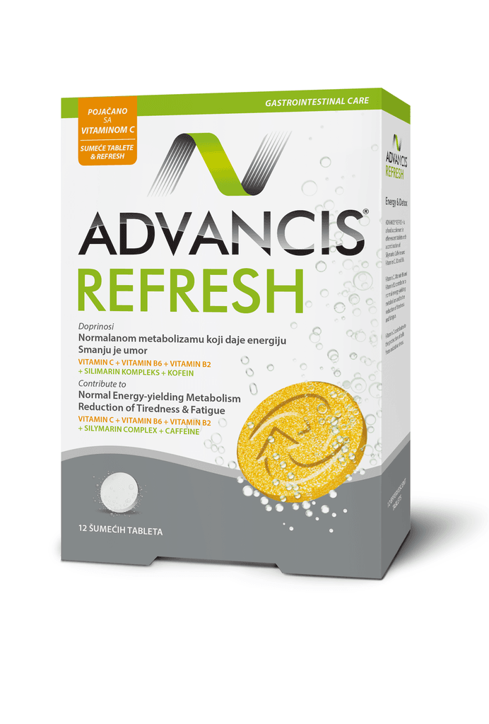 Advancis Šumeće tablete Refresh, 12 tableta