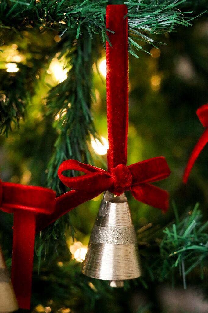 Aberto Design Novogodišnji ukras BSY233, Srebrne boje