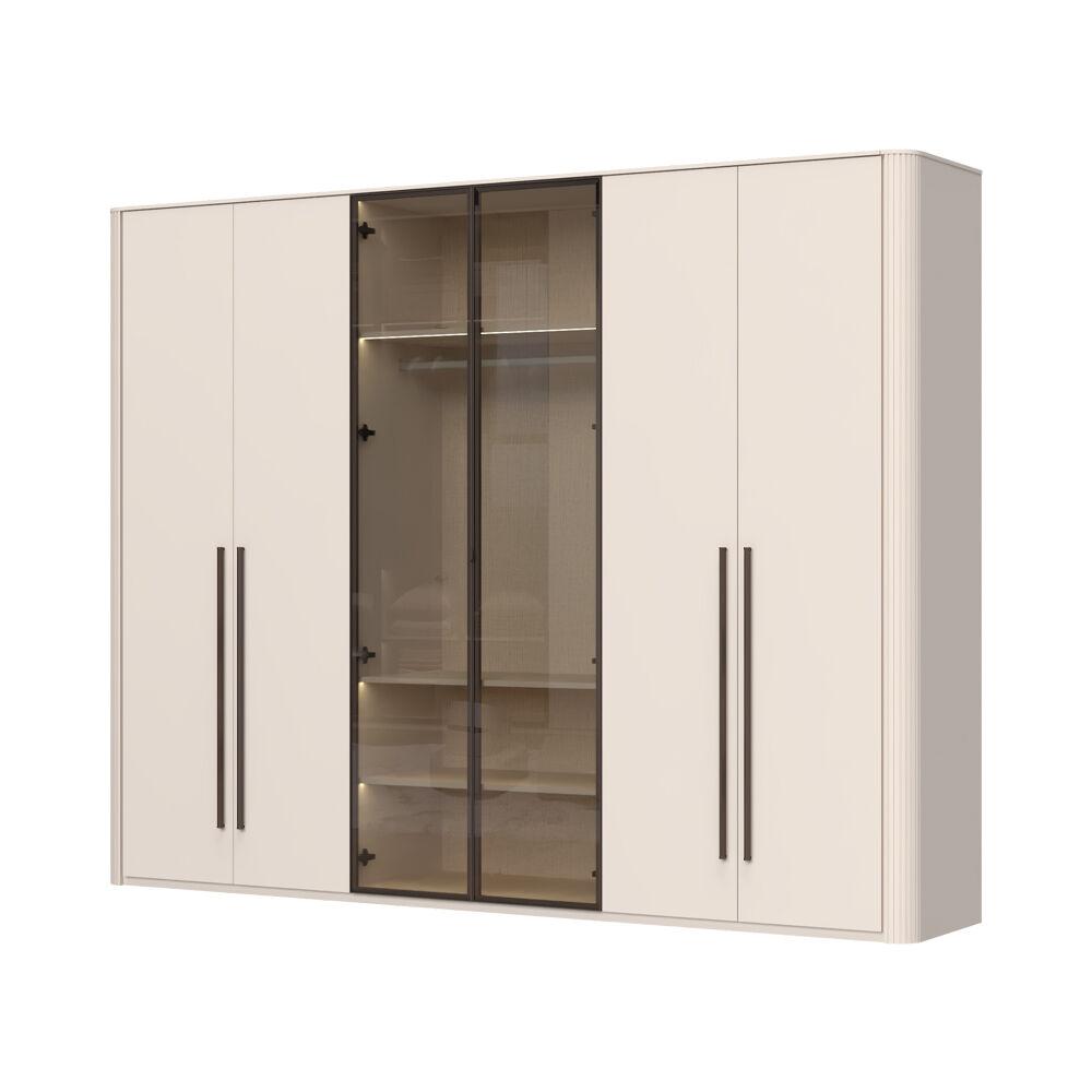 Jela Ormar Rondo  P6-2AL/RO, 288x225x56cm, Bež