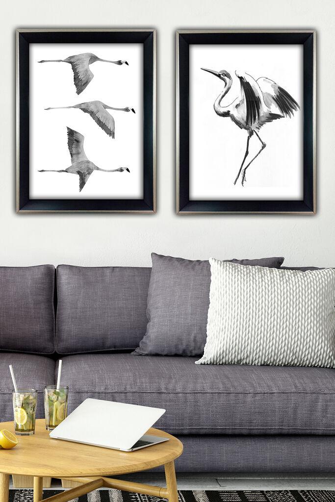 Wallity Set uramljenih slika SGC7436502515590, 2 Dela