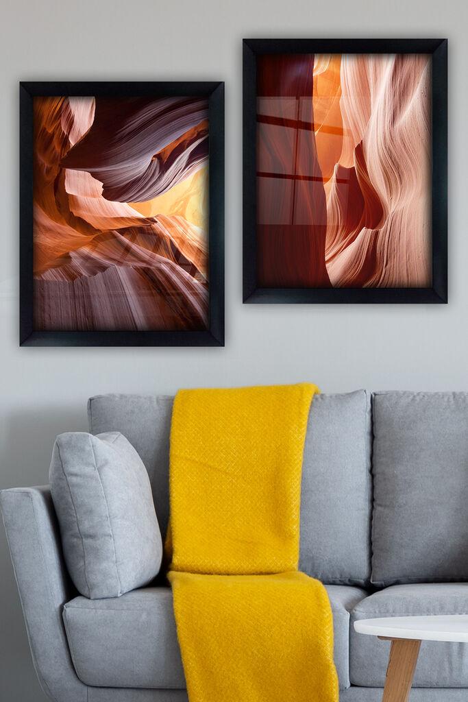 Wallity Set uramljenih slika SYC7436502315367, 2 Dela