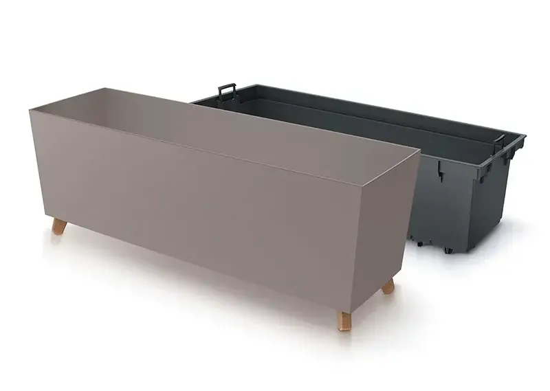 Prosperplast Saksija Urbi Case C800N, Bež