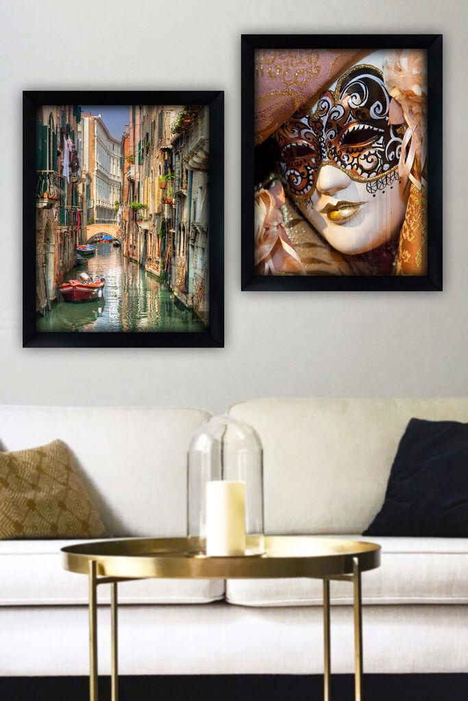 Wallity Set uramljenih slika SYC7436502415418, 2 Dela