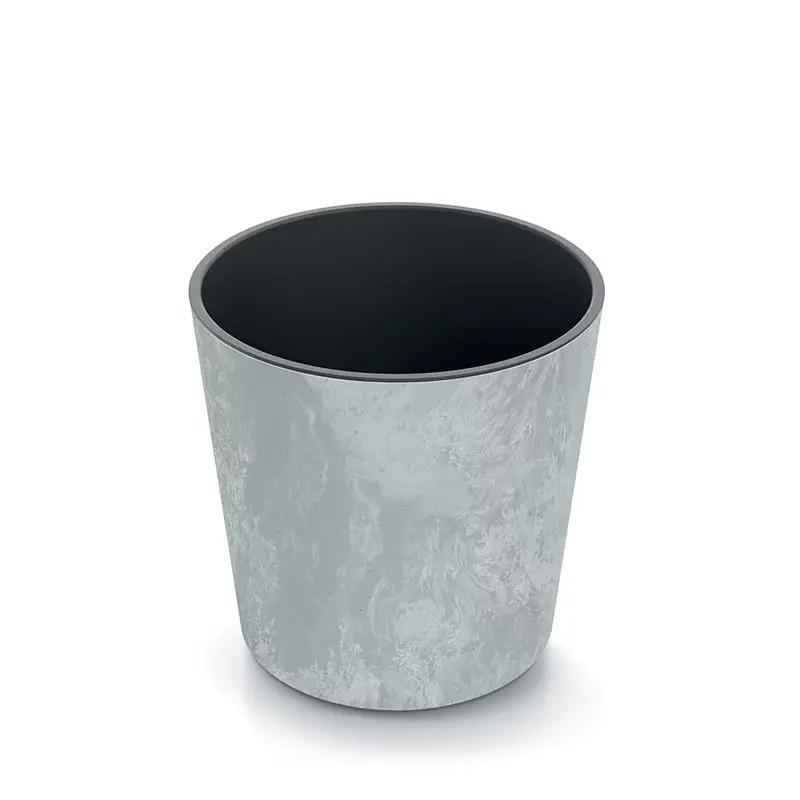 Prosperplast Saksija Urbi Round Effect O300E, Siva