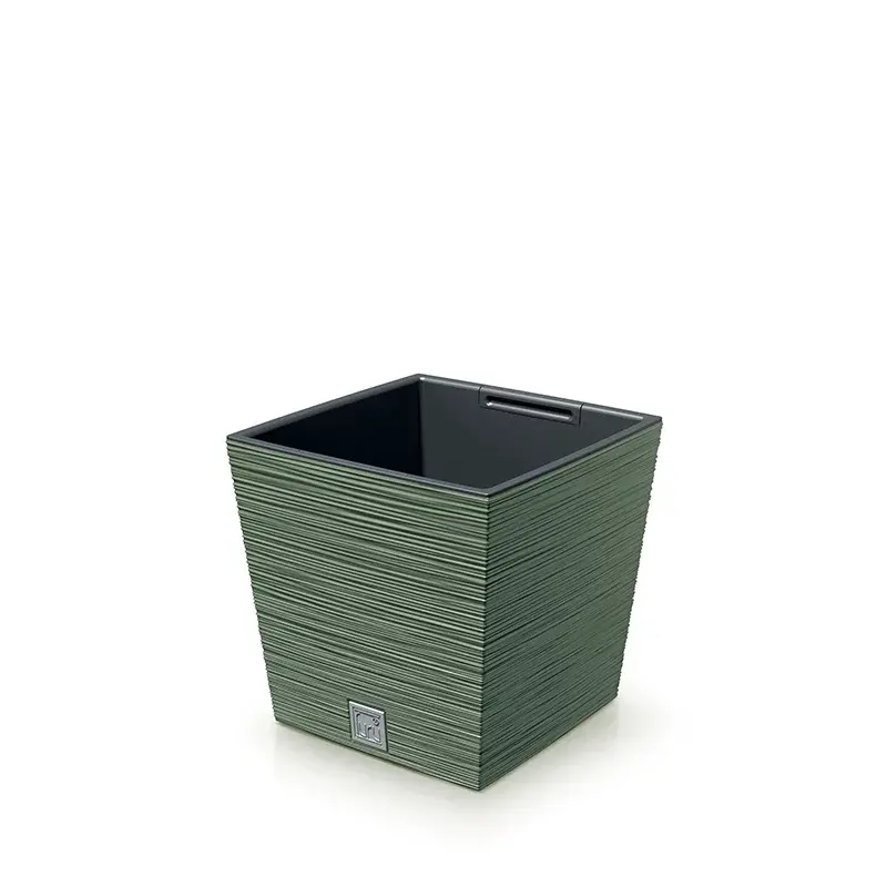 Prosperplast Saksija Furu square low s300,Zelena