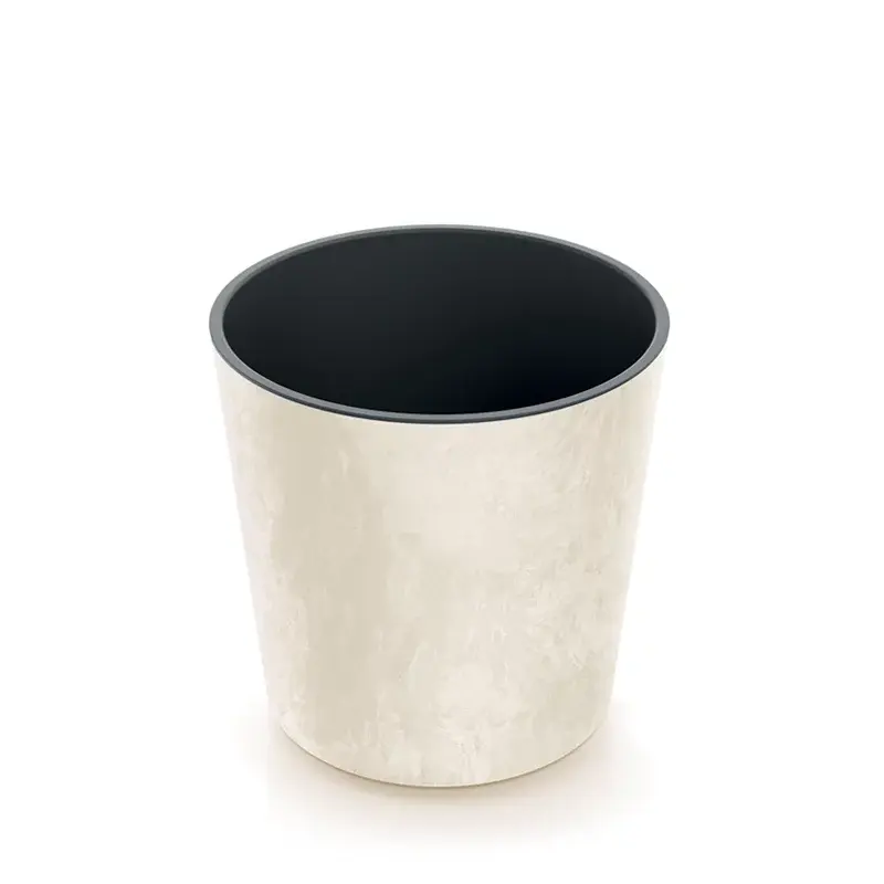 Prosperplast Saksija Urbi Round Effect O300E, Krem