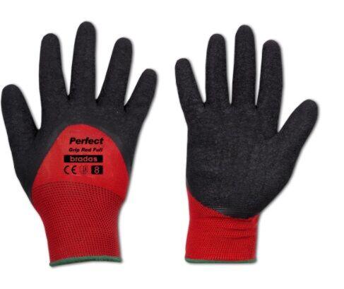 Bradas Zaštitne rukavice Perfect Grip Red Full RWPGRDF, Crvene