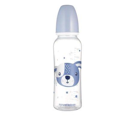 Canpol babies Flašica za bebe Cute Animals, 250ml, Plava