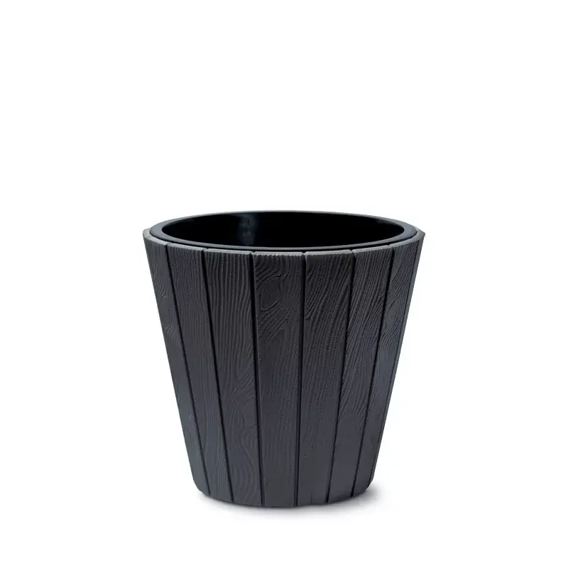 Prosperplast Saksija Woode 0490, Antracit