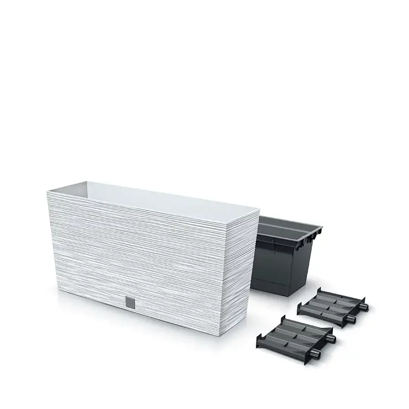 Prosperplast Saksija Furu m c800m, Bela