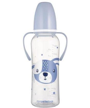 Canpol babies Flašica  sa ručkama za bebe Cute animals, 250ml, Plava