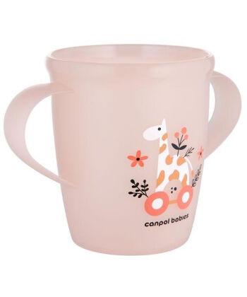 Canpol babies Šolja sa drškama, 250ml, Koralna
