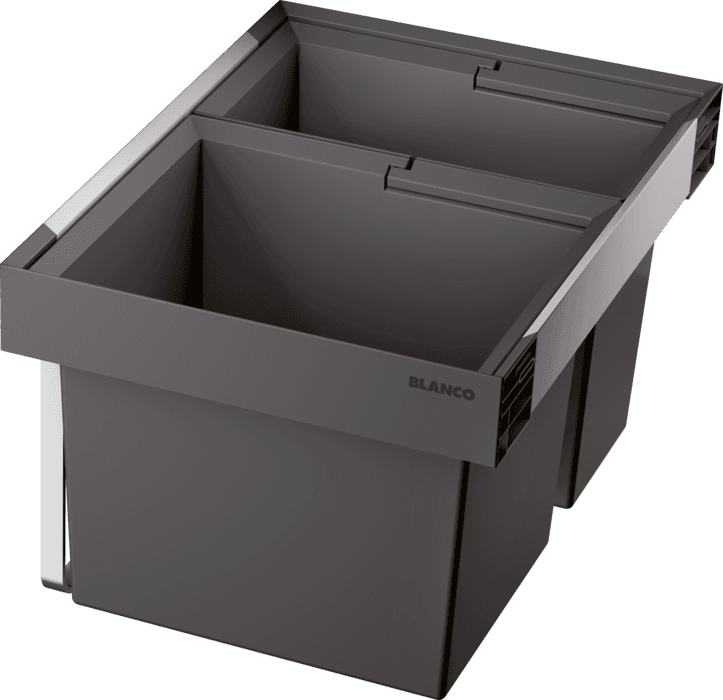 BLANCO Kanta za sortiranje smeća Flexon II Low 60/2, 550x400x325mm, Siva