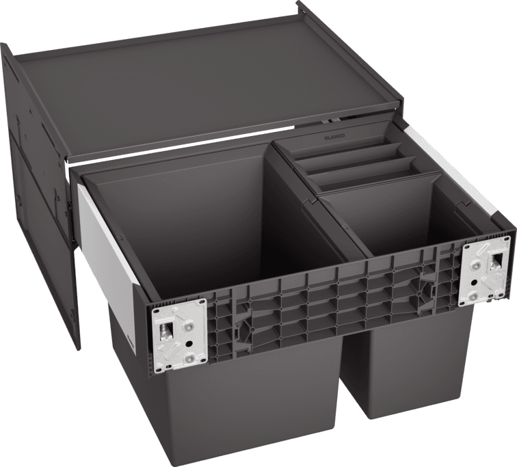 BLANCO Kanta za sortiranje smeća Select II XL 60/3, 568x400x361mm, Siva