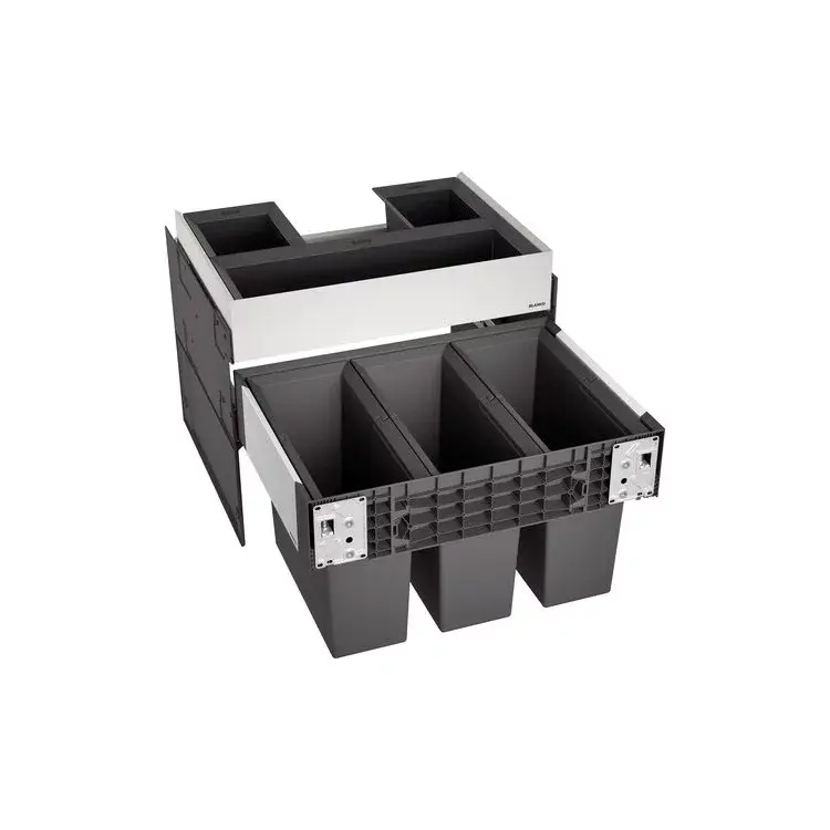 BLANCO Kanta za sortiranje smeća Select II 60/3 Orga, 568x400x473mm, Siva