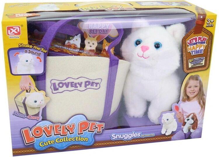 Mrx Toys Plišana igračka Maca sa dodacima,  Bela