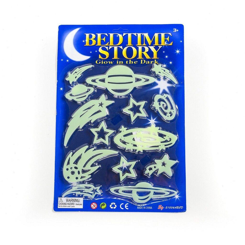 Hk Mini Set samolepljvih zvezda i planeta za zid, 14 komada