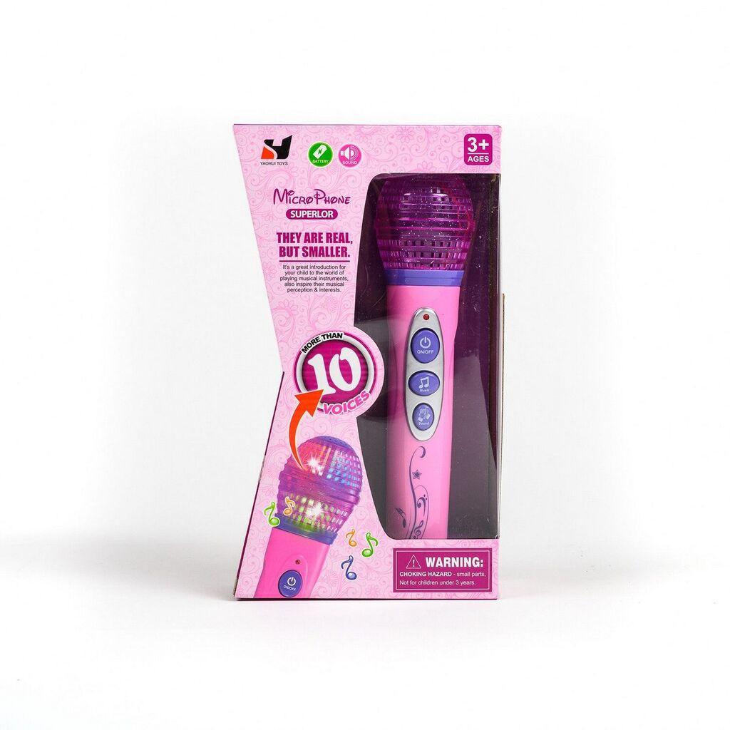 Hk Mini Igračka za devojčice Mikrofon, Roze