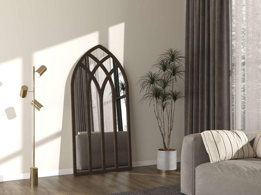 Hanah Home Podno ogledalo Fira, 90 cm x 180 cm, Braon