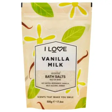 I LOVE So za kupanje Vanila, 500 g
