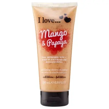 I LOVE Piling za telo Mango i papaja, 200ml