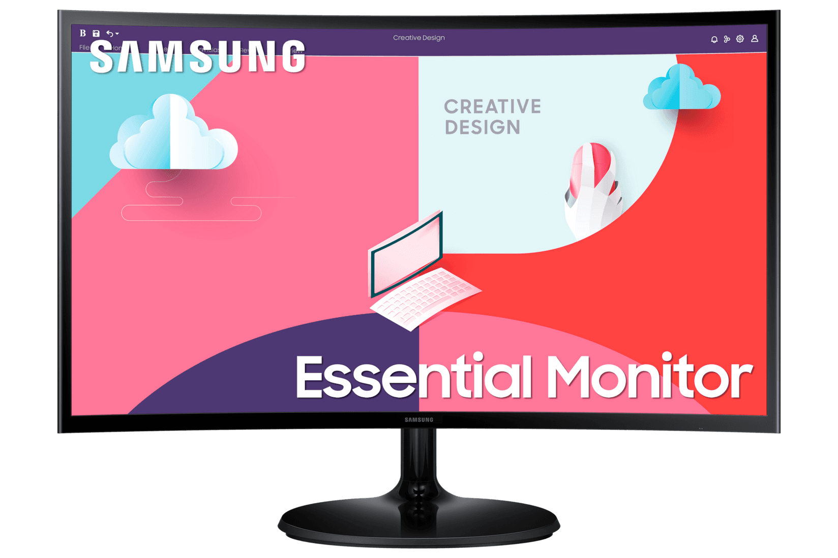 Samsung monitor LS27D360GAUXEN 27"/VA,zakrivljen/1920x1080/100Hz/4ms GtG/VGA,HDMI/VESA/crna LS27D360GAUXEN