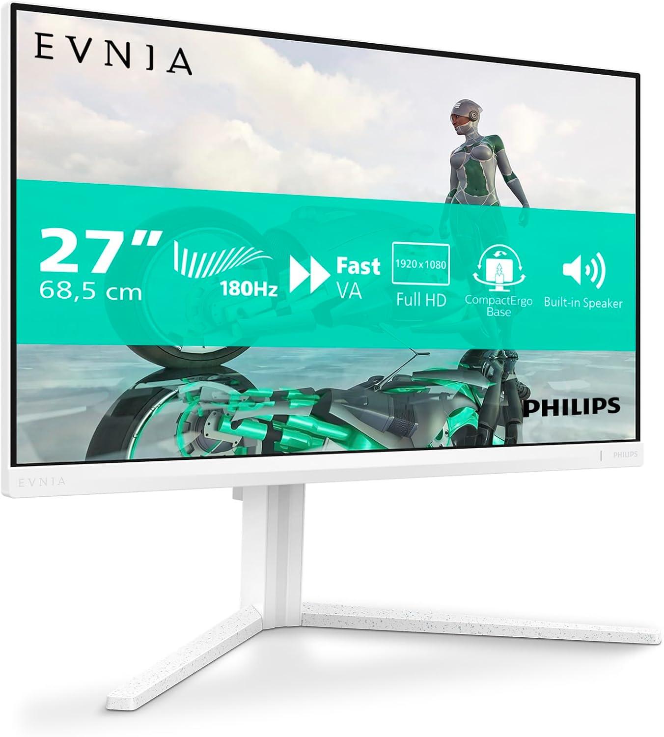 Philips gaming monitor  27M2N3201A/00 27"/IPS/1920x1080/180Hz/1ms GtG/HDMIx2,DP/Adaptive sync/Pivot/bela 27M2N3201A/00