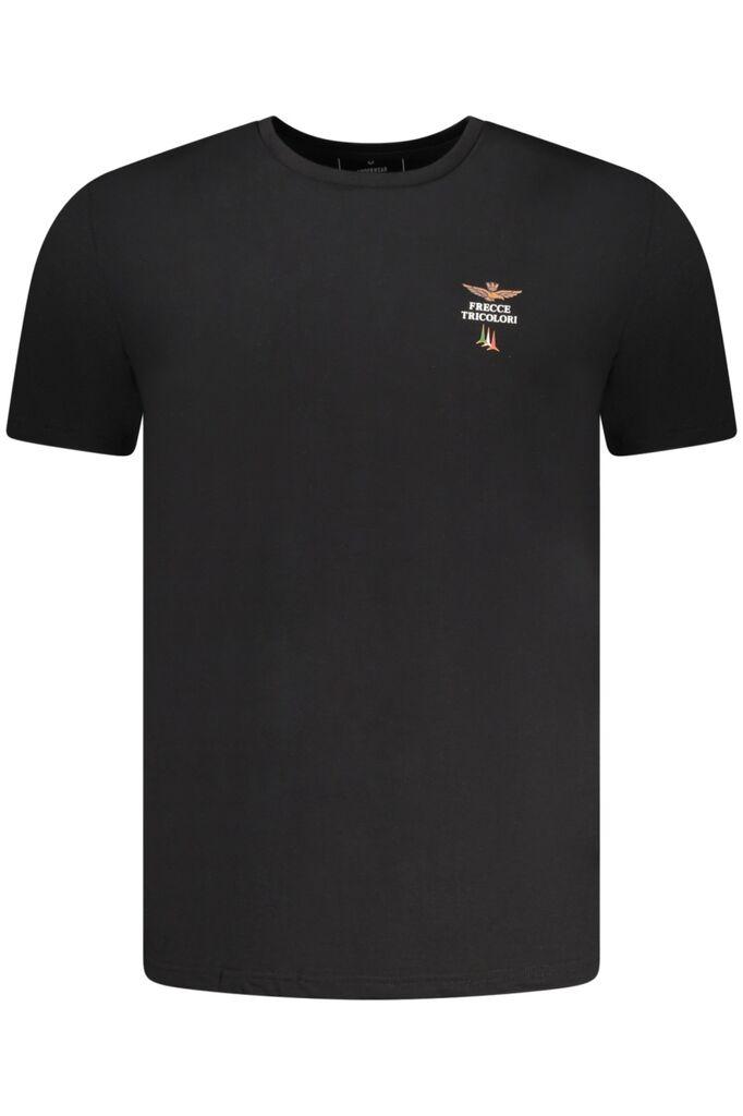 Aeronautica Muška majica Militare SCOTI005J508, Crna