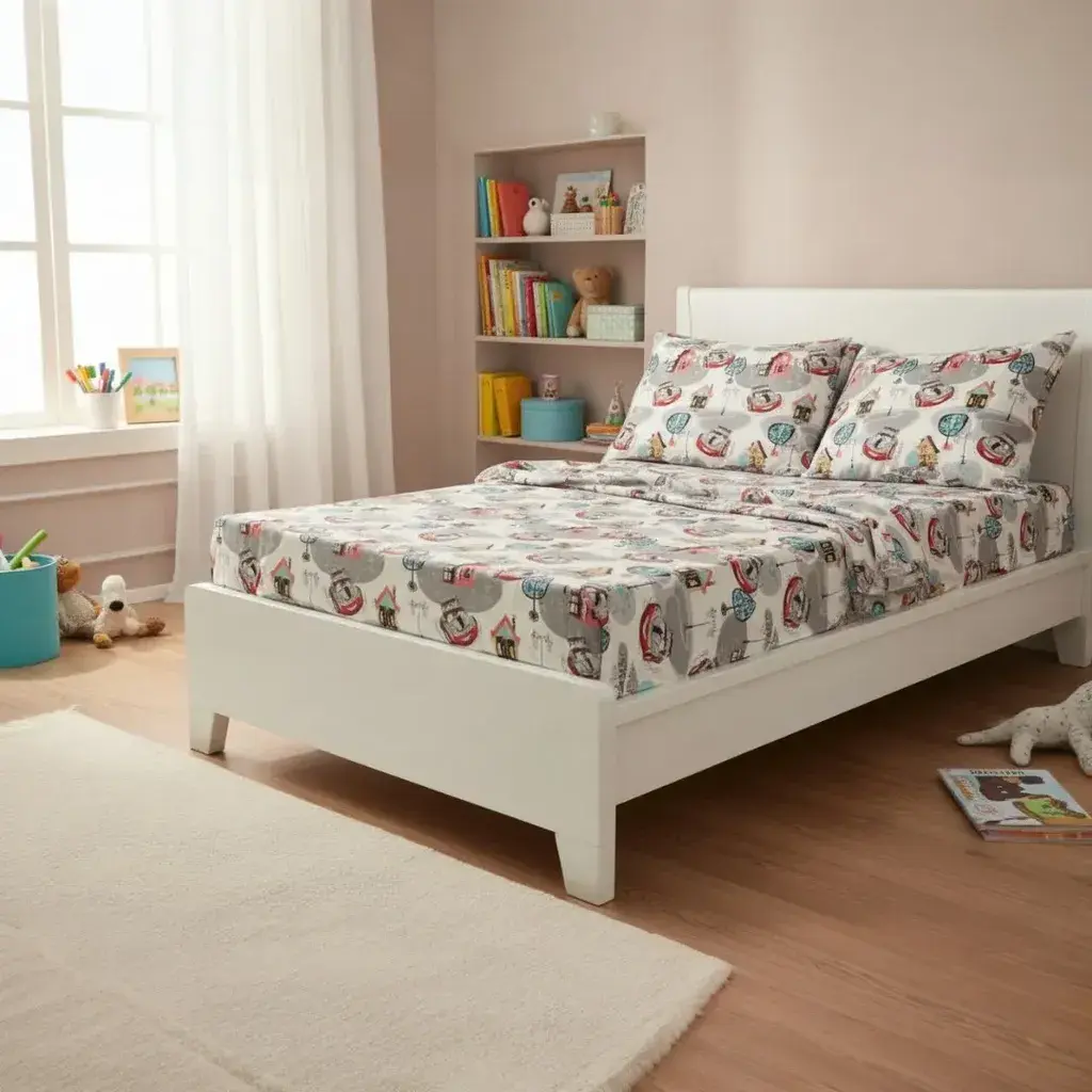 Viktorija Čaršav bez lastiša A13, 160x240cm, Šareni