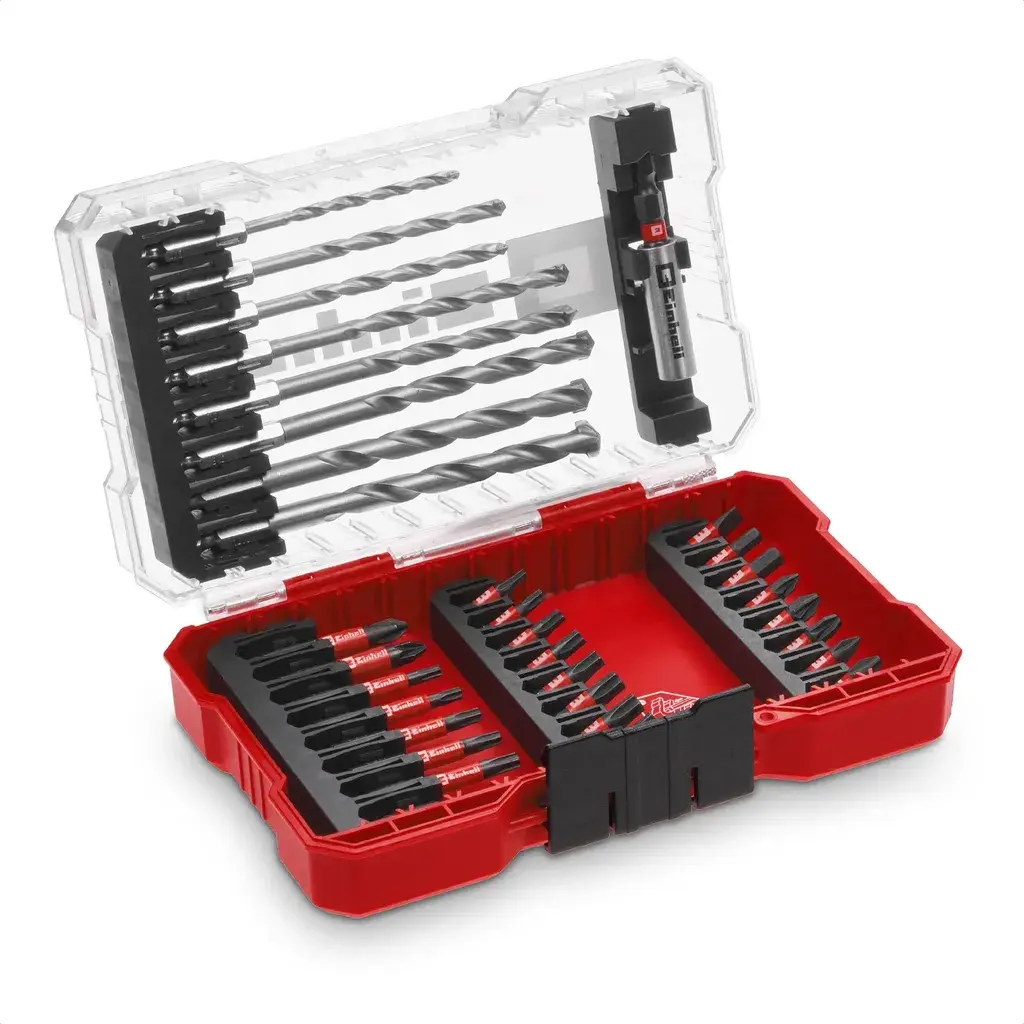 Einhell Set bitova i burgija za kamen M-Case S2 - E6.3-1/4", 33 komada