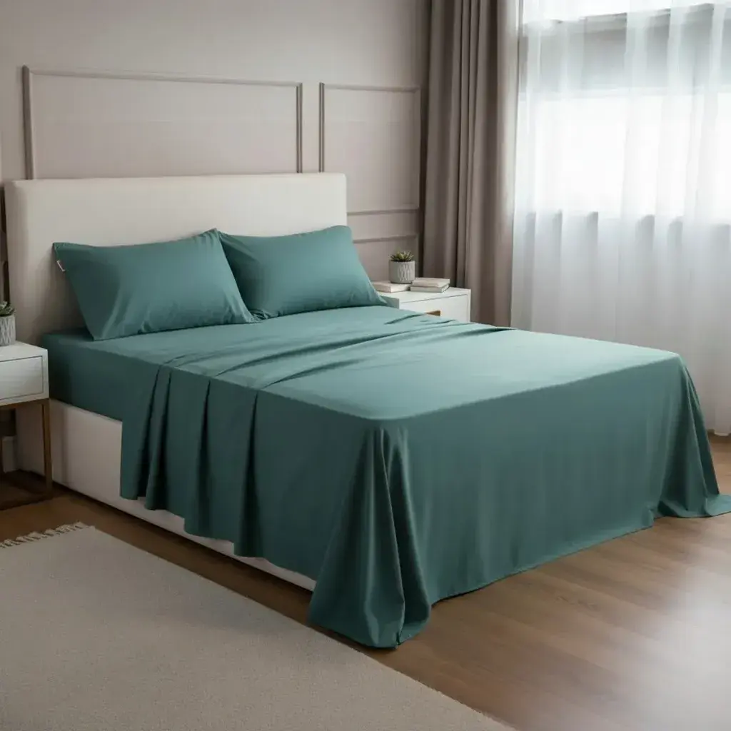 Viktorija Čaršav bez lastiša F57, 160x240cm, Tirkizni