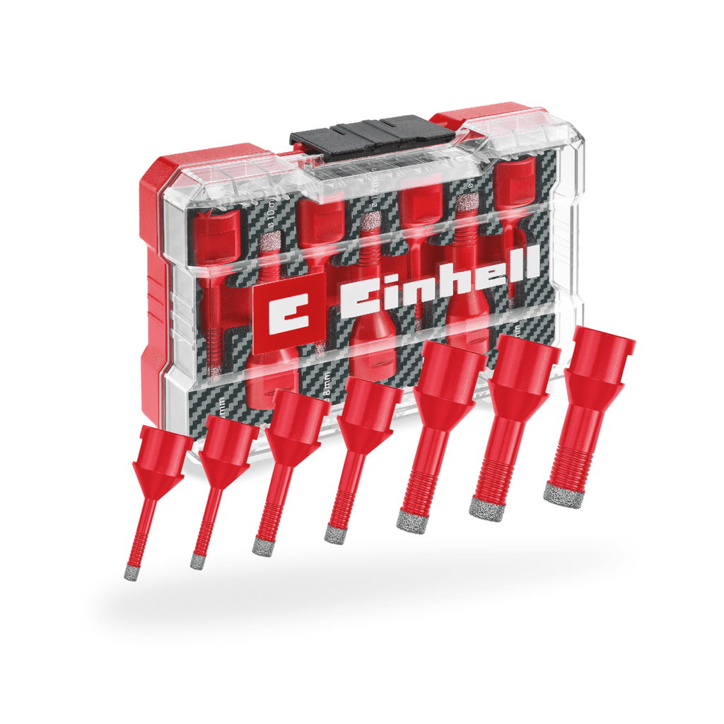 Einhell Set dijamantskih Burgija, M-Case, 7 komada