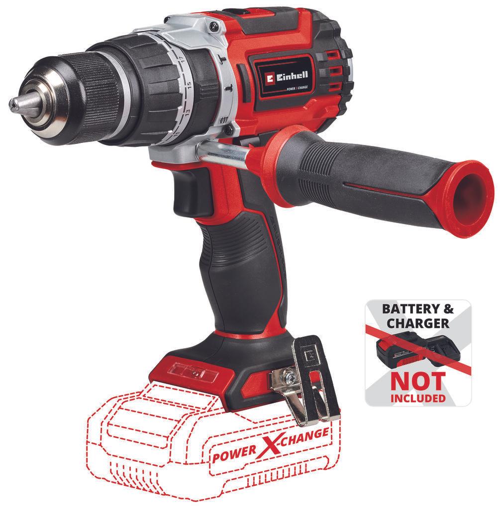 Einhell Batteri Impact Drill šrafciger 60 Nm Pover Ks-Change TE-CD 18/60 Li-I Bl-Solo