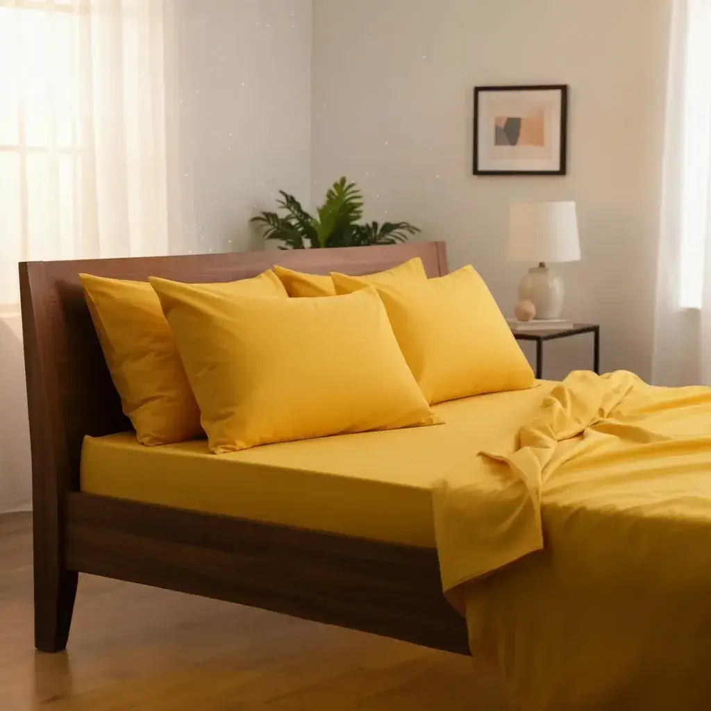 Viktorija Čaršav bez lastiša, 220x240cm, Žuti