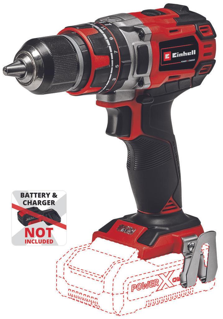 Einhell Batteri Impact Drill Pover Ks-Change Tp-CD 18/50 Li-I Bl-Solo